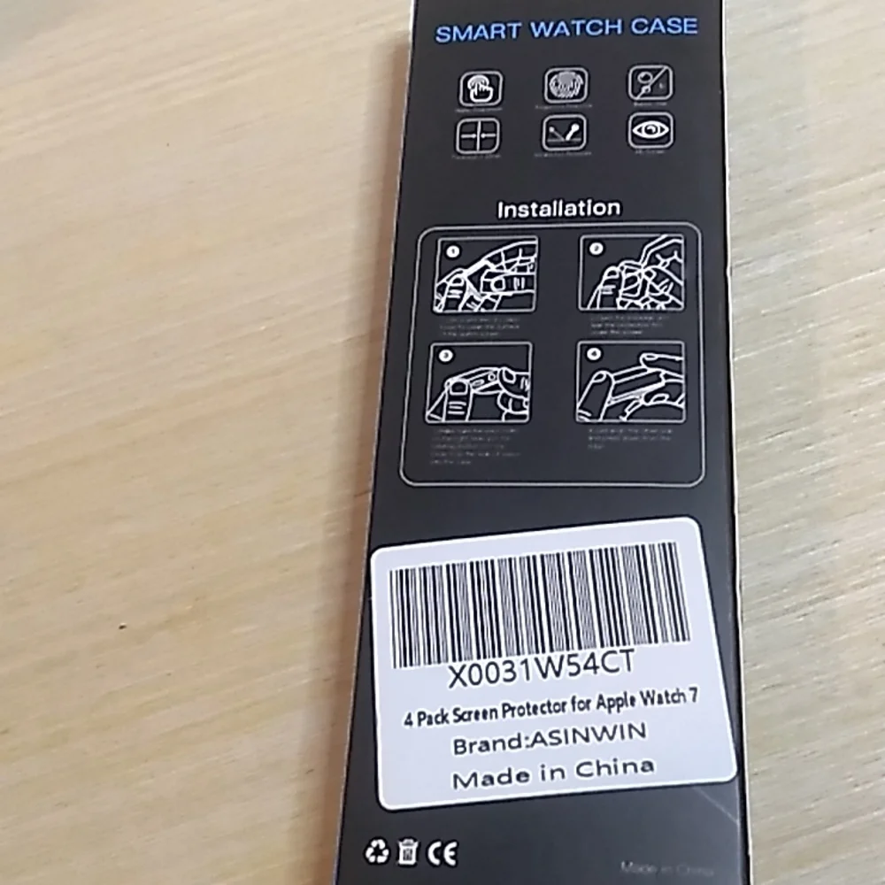 4 pack Screen protector clear for Apple Watch 7